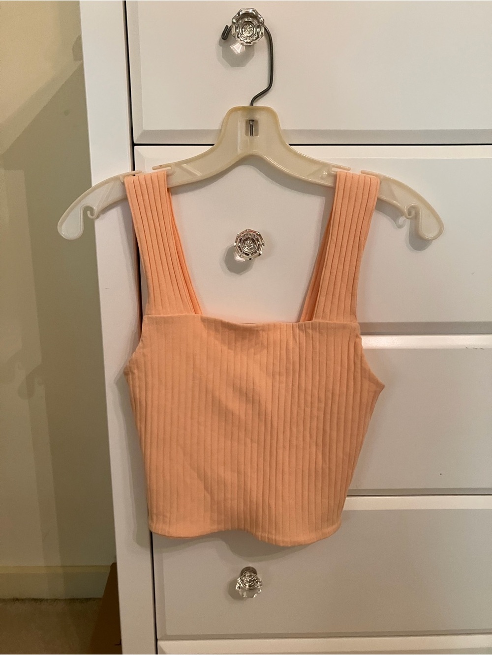 American Eagle Ribbed Square Neck Tank Top
